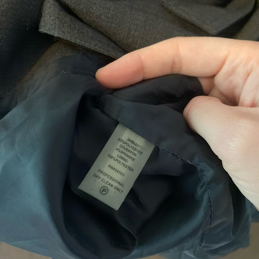Calvin Klein Gray Business Button Down Dress size 12 - Picture 4 of 7